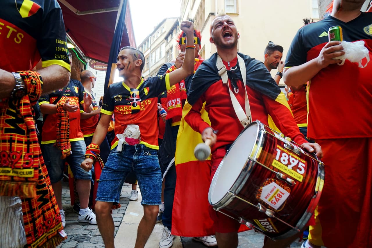 Ruido y más ruido, los belgas se hicieron presentes.