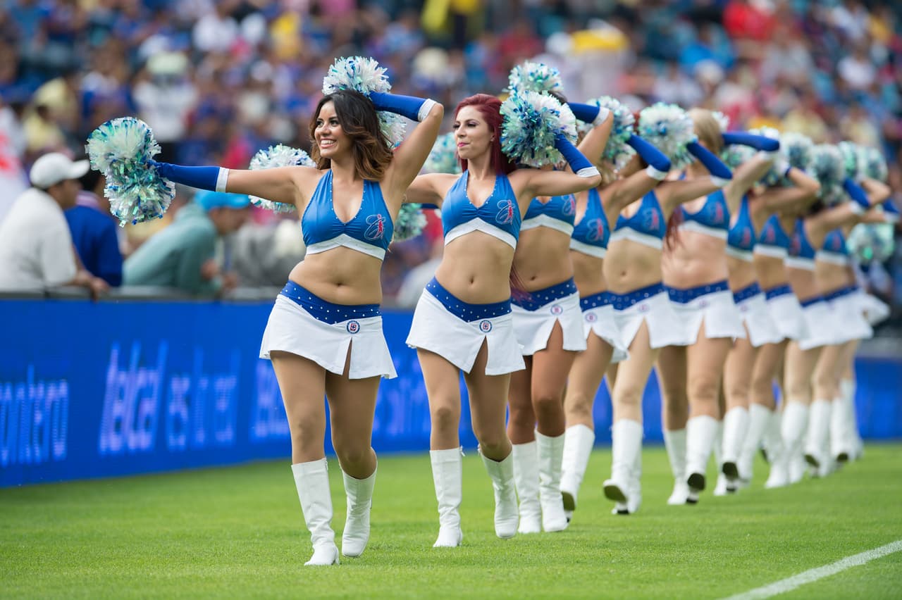 La belleza de las porristas en la fecha 7