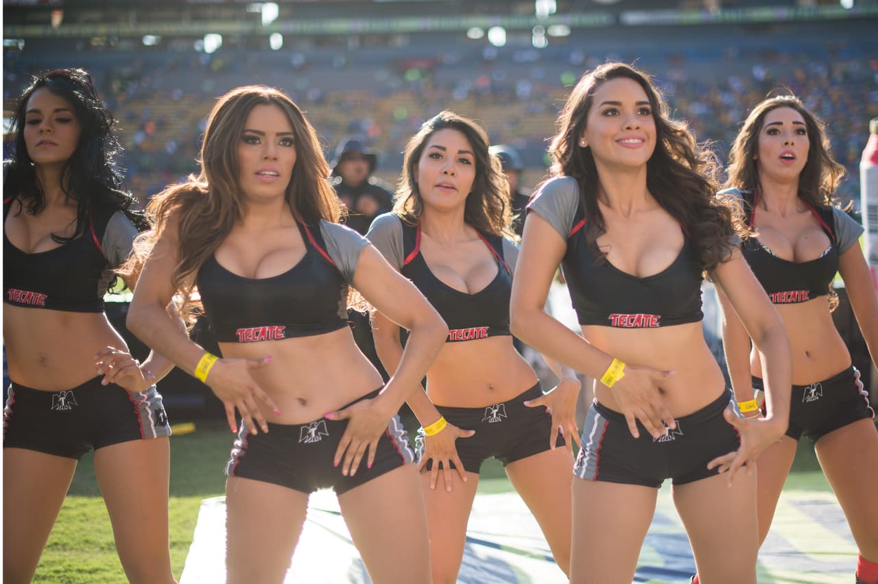 La belleza de las porristas en la fecha 7