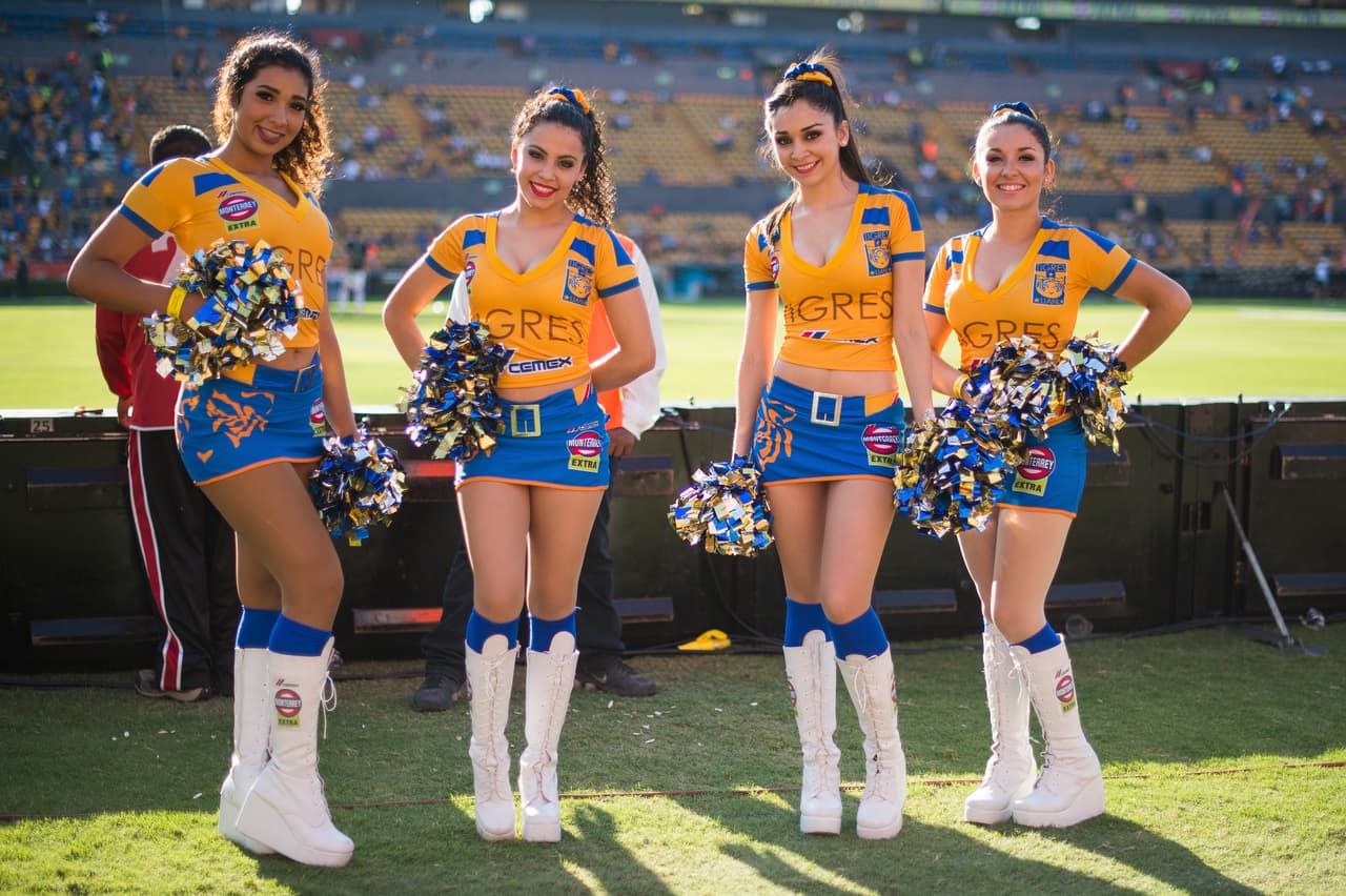 La belleza de las porristas en la fecha 7