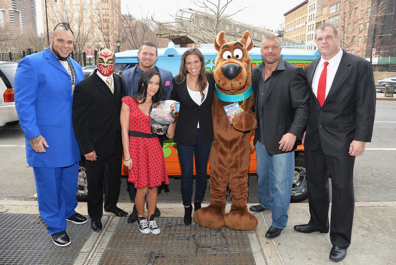 Incluso, Jacobs compartió en eventos con las grandes figuras de la empresa dirigidos a público familiar y no solo a los fanáticos de la lucha libre.