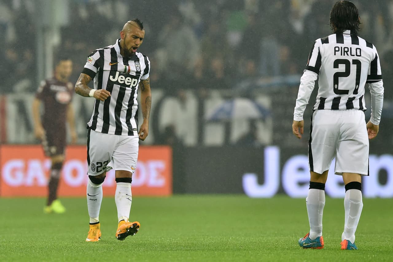 Arturo Vidal se convirtió en uno de los imprescindibles en el ataque de Juventus junto a Andrea Pirlo y Paul Pogba.