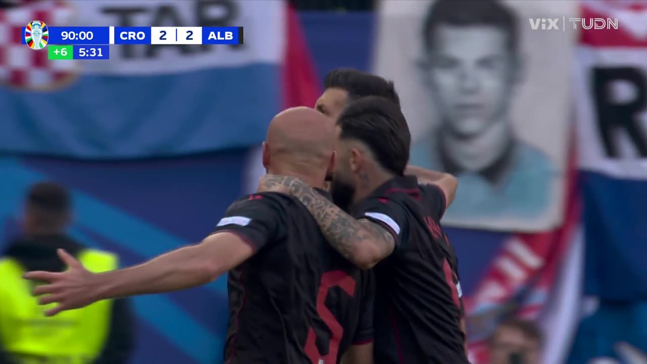 ¡Acabó en juegazo! Revive los goles del empate entre Croacia y Albania