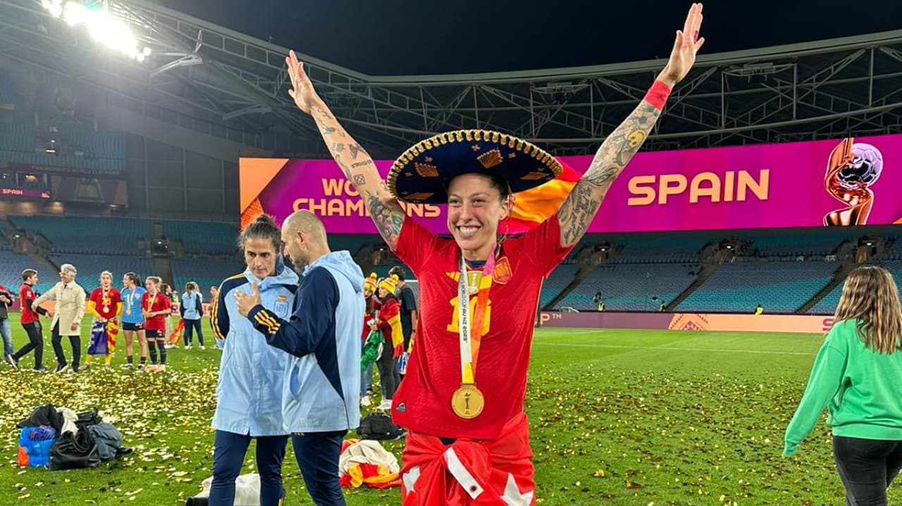 Jennifer Hermoso no se olvida de México en los festejos del Mundial Femenil 2023