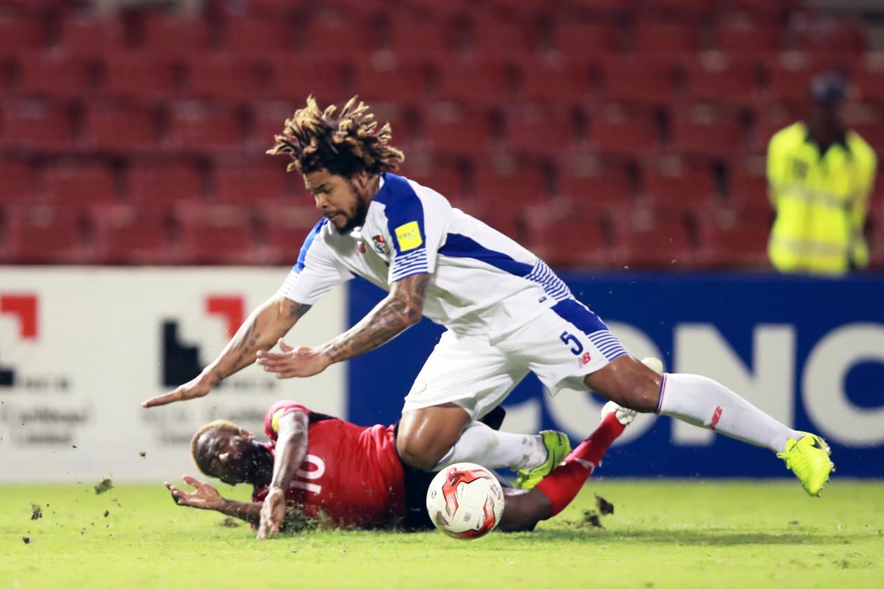 Los panameños supieron detener el ataque trinitario en el segundo tiempo.