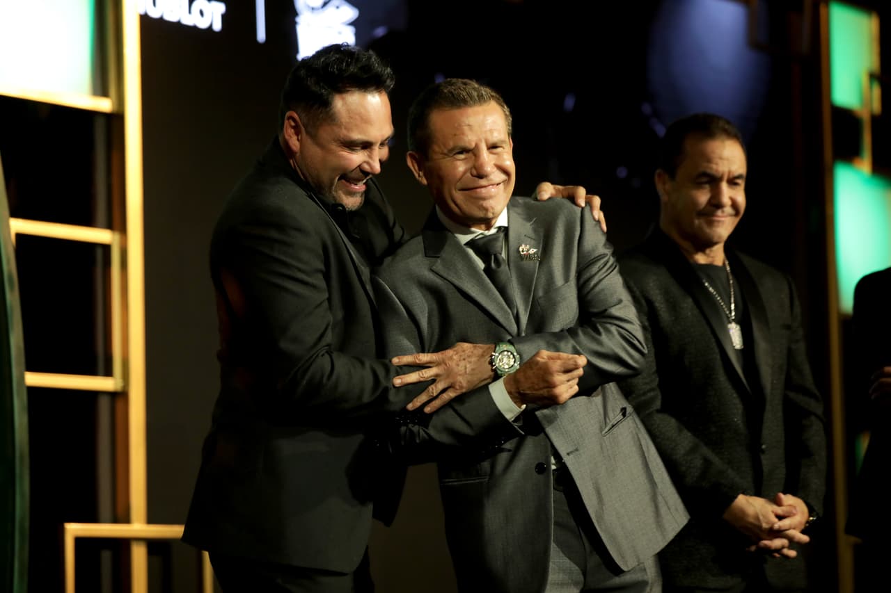 Oscar de la Hoya y Julio César Chávez