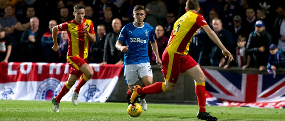Rangers enfrentó al Partick Thistle.