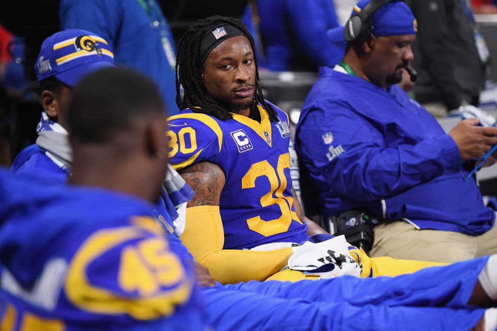 Todd Gurley está sano y solamente tuvo 10 acarreos; Sean McVay explica qué pasó