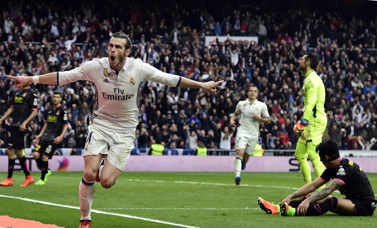 Gareth Bale marcó el segundo tanto del partido al minuto 83, con lo que sentenció el resultado tras una cabalgada y pase de Isco.