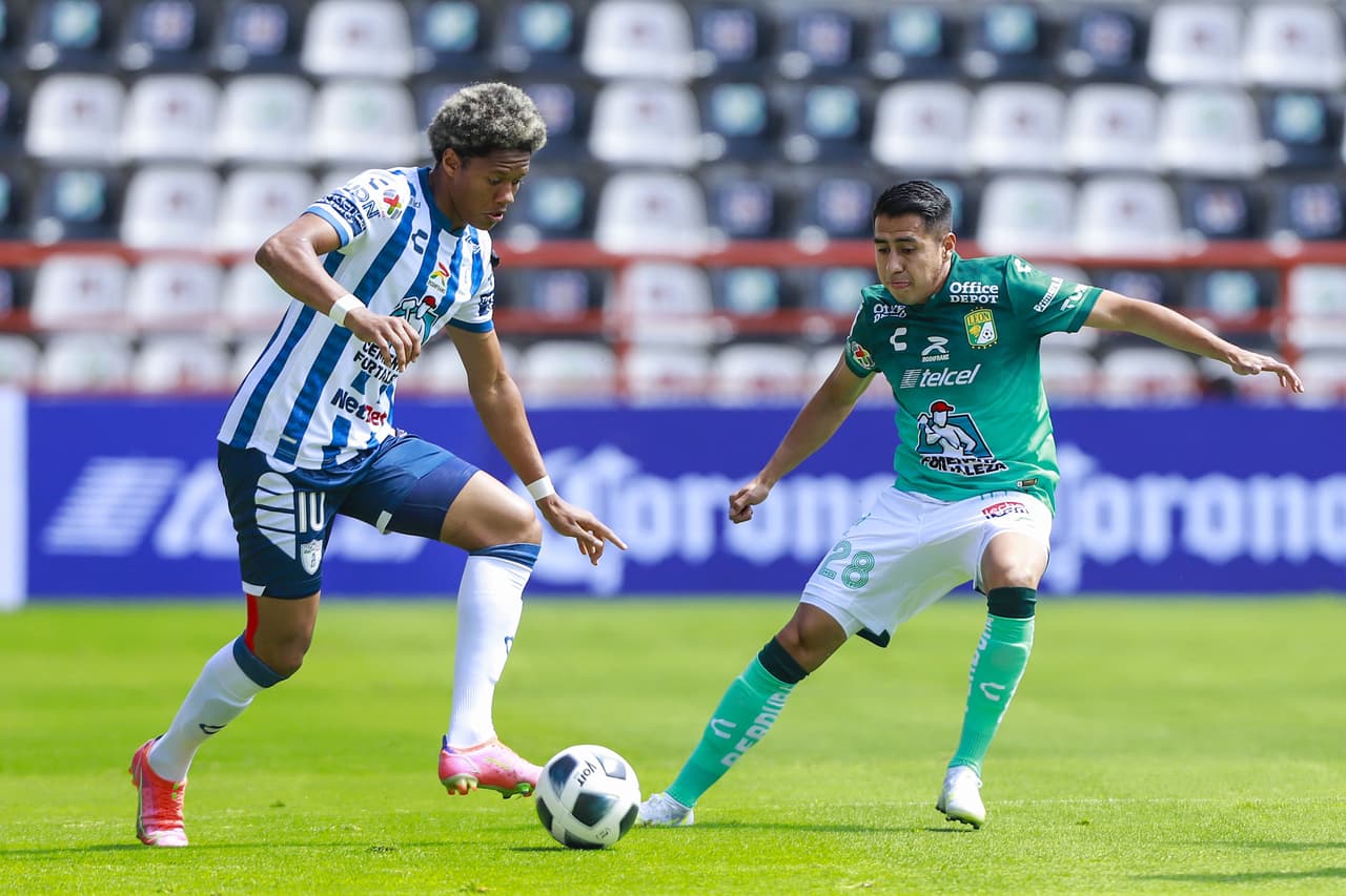 El doblete de Víctor Guzmán y los goles de Matías Catalán y Roberto de la Rosa confirman la holeada 4-0 de Pachuca sobe León en la jornada 1 del Apertura 2021.
