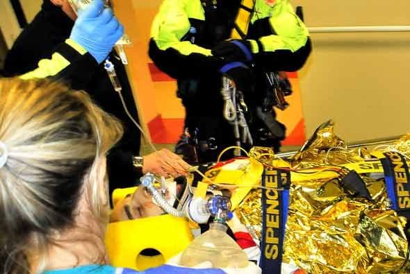 Sufrió múltiples fracturas en el brazo, la mano y la pierna derecha, según comunicó la escudería Lotus-Renault.