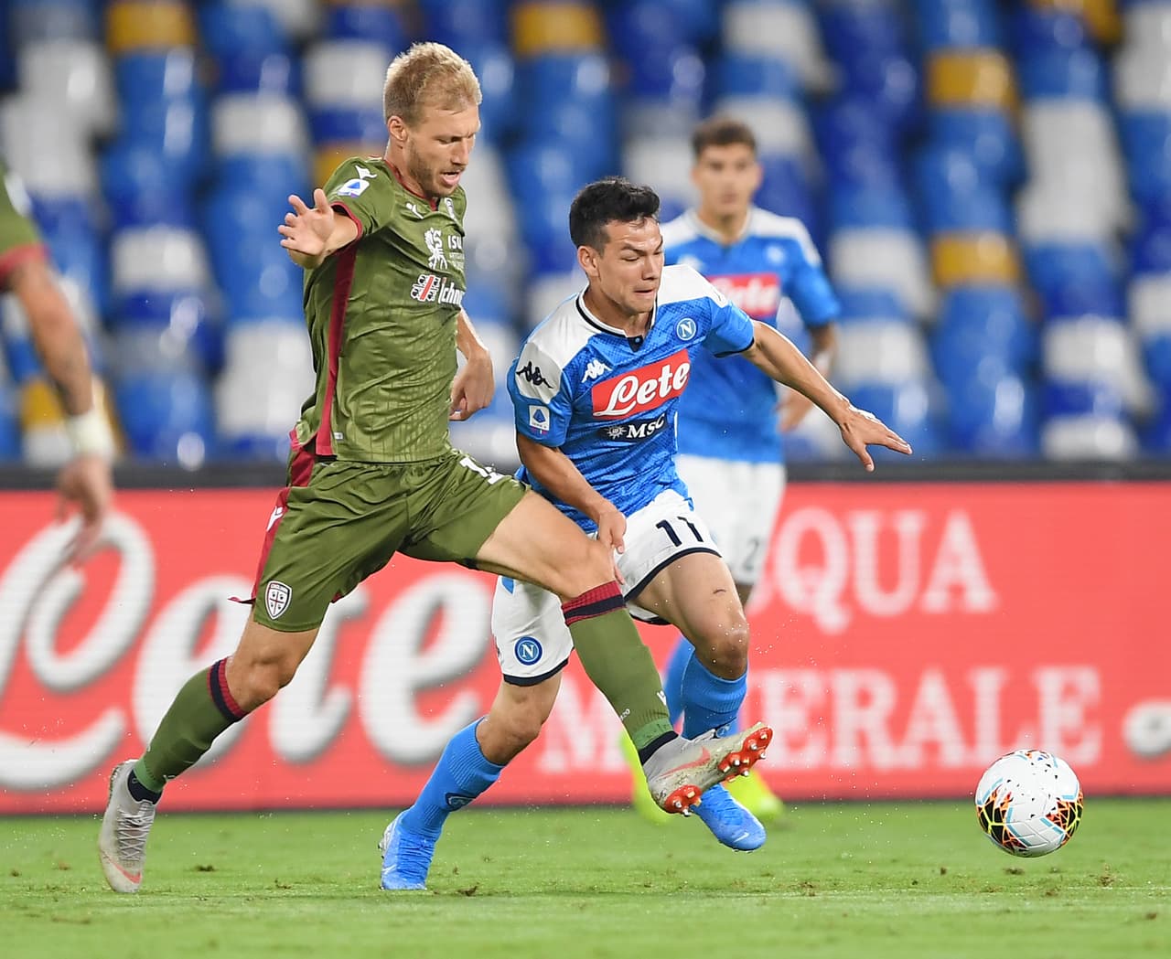 El último triunfo del Cagliari en el San Paolo fue el 26 de agosto del 2007 por 0-2 con goles de Matri y un autogol de Foggia.