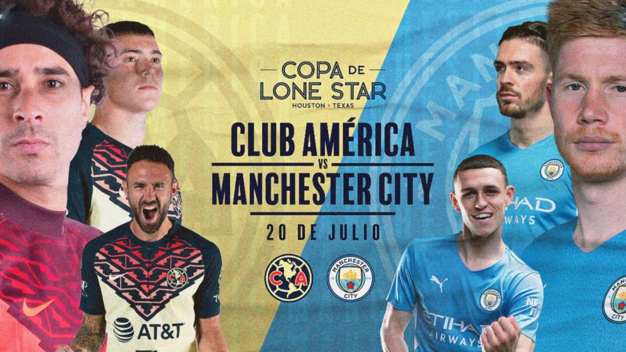 Anuncian partido América vs Manchester City en Houston