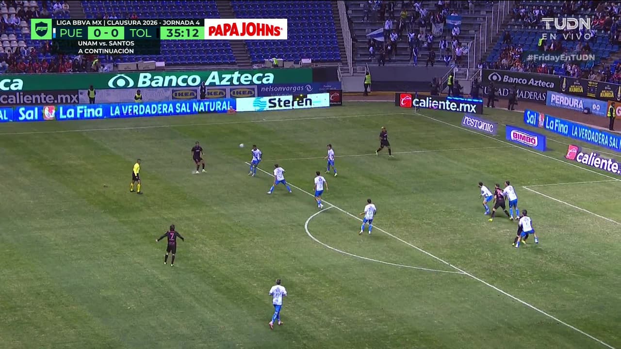 ¡TIRO ATAJADO! disparo por Sebastián Córdova.