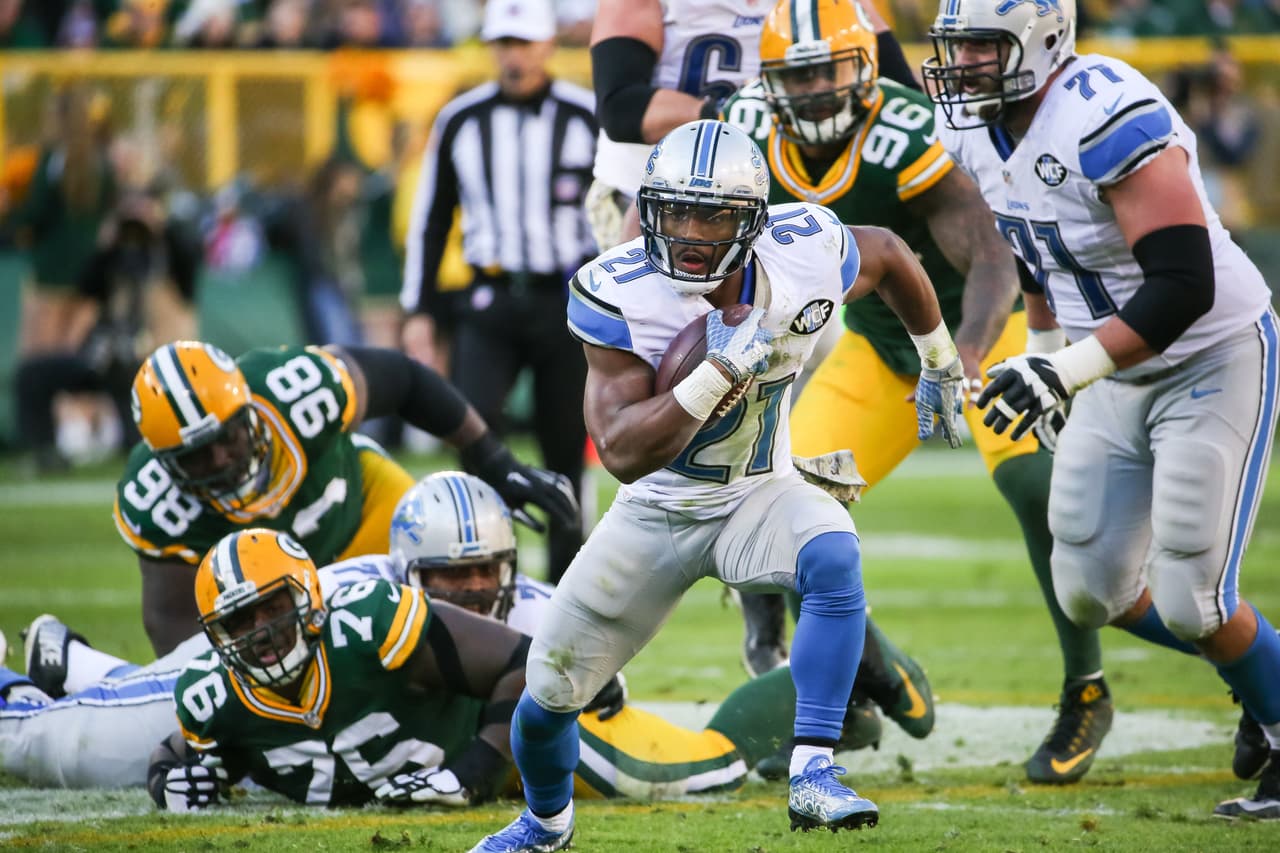Abdullah tuvo un regreso de patada de 104 yardas para touchdown en el juego que los Lions ganaron a los Packers por 18-16.