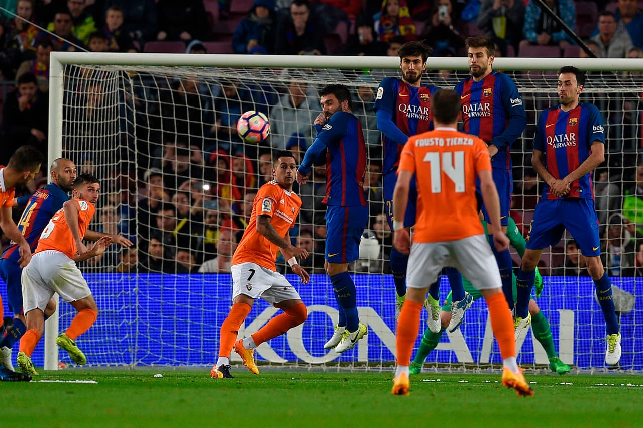 La sorpresa llegó al minuto 3 del segundo tiempo cuando un tiro libre de Roberto Torrs puso el descuento para Osasuna.