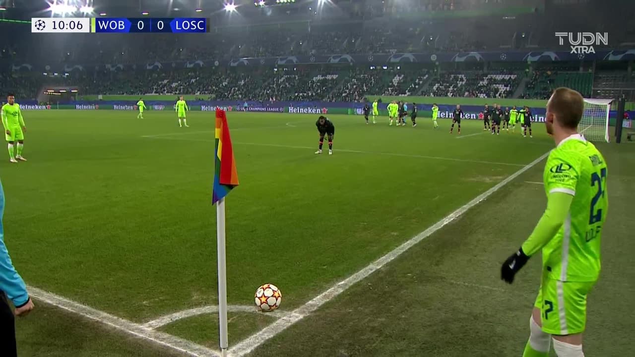 ¡Gol del Lille! Yilmaz puso el 0-1 en un letal contragolpe ante Wolfsburg