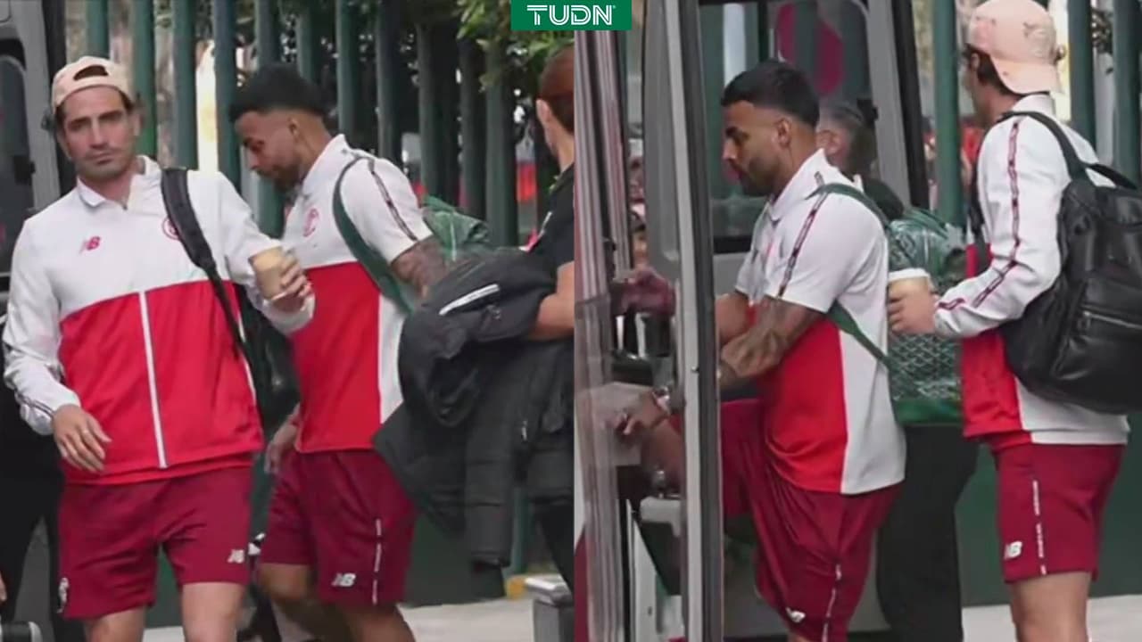 ¡Así lució Vega hacía el bus que lo llevará al estadio para la Final!