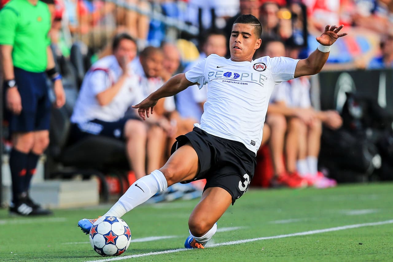 Junior Burgos, durante su paso por Atlanta Silverbacks.