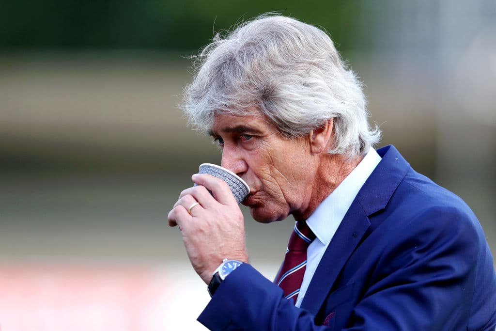 La incertidumbre se apoderó del técnico del West Ham, aunque todavía era muy temprano para temer.