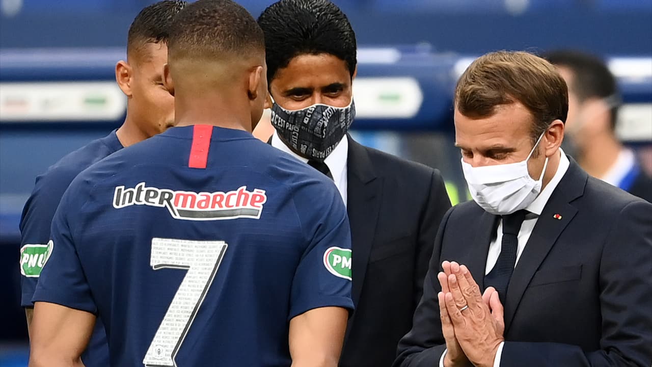Emmanuel Macron quiere que Mbappé se quede en el PSG