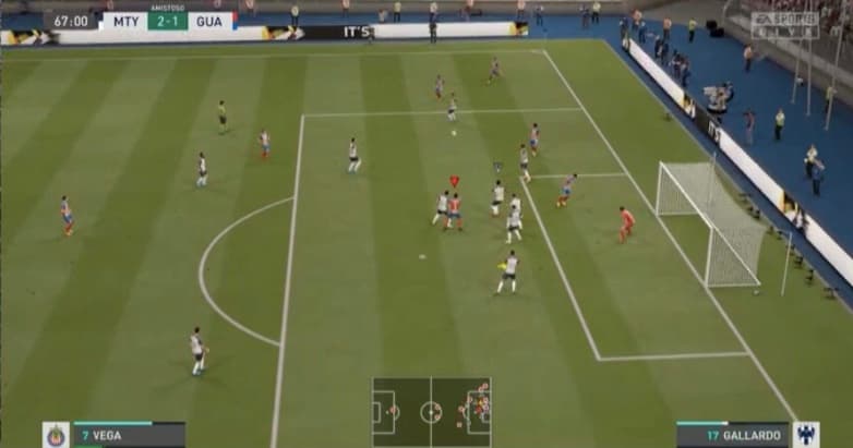 Gudiño logra despertar en el segundo tiempo y consigue sacar el empate ente los Rayados de Luis Cárdenas.