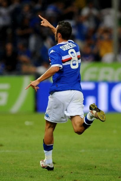 Pero 11 minutos después Guberti acrecentó la ventaja, triunfo de 2-0 para Sampdoria.