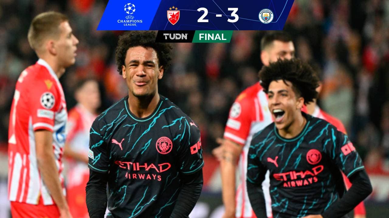 Manchester City vence a Estrella Roja y avanza con paso perfecto