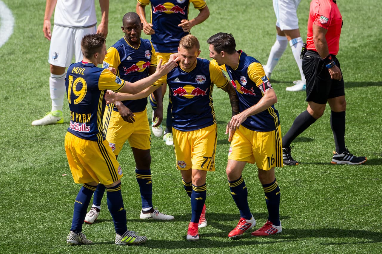NY Red Bulls volvió a ganar por goleada, se impuso 3-0 ante Minnesota United a domicilio