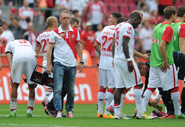 Esta imagen es de cuando subió al Köln a la Bundesliga.