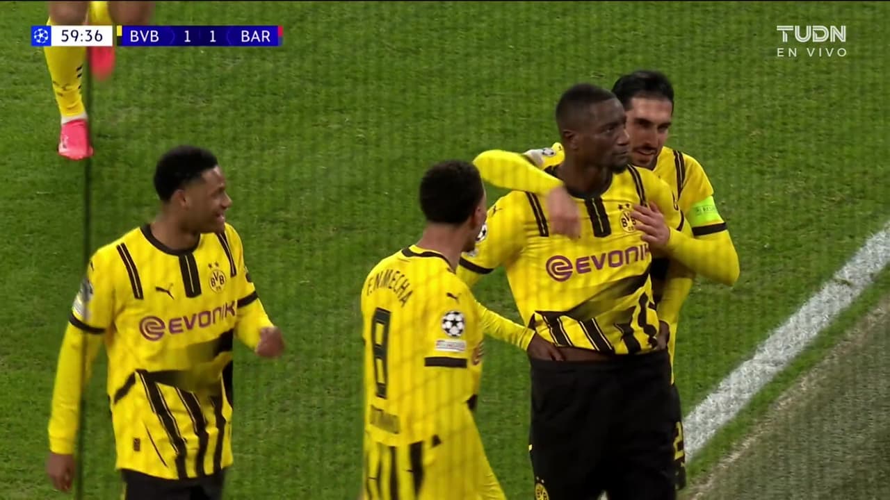 ¡Empata el Dortmund! Guirassy lo empata y hace festejo de un chico chill