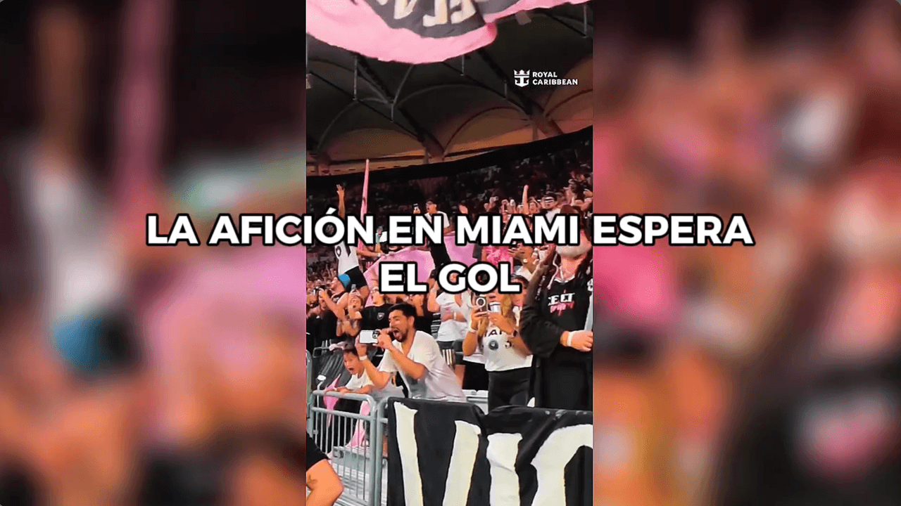 ¡La afición en Miami se levanta y pide que caiga el gol!