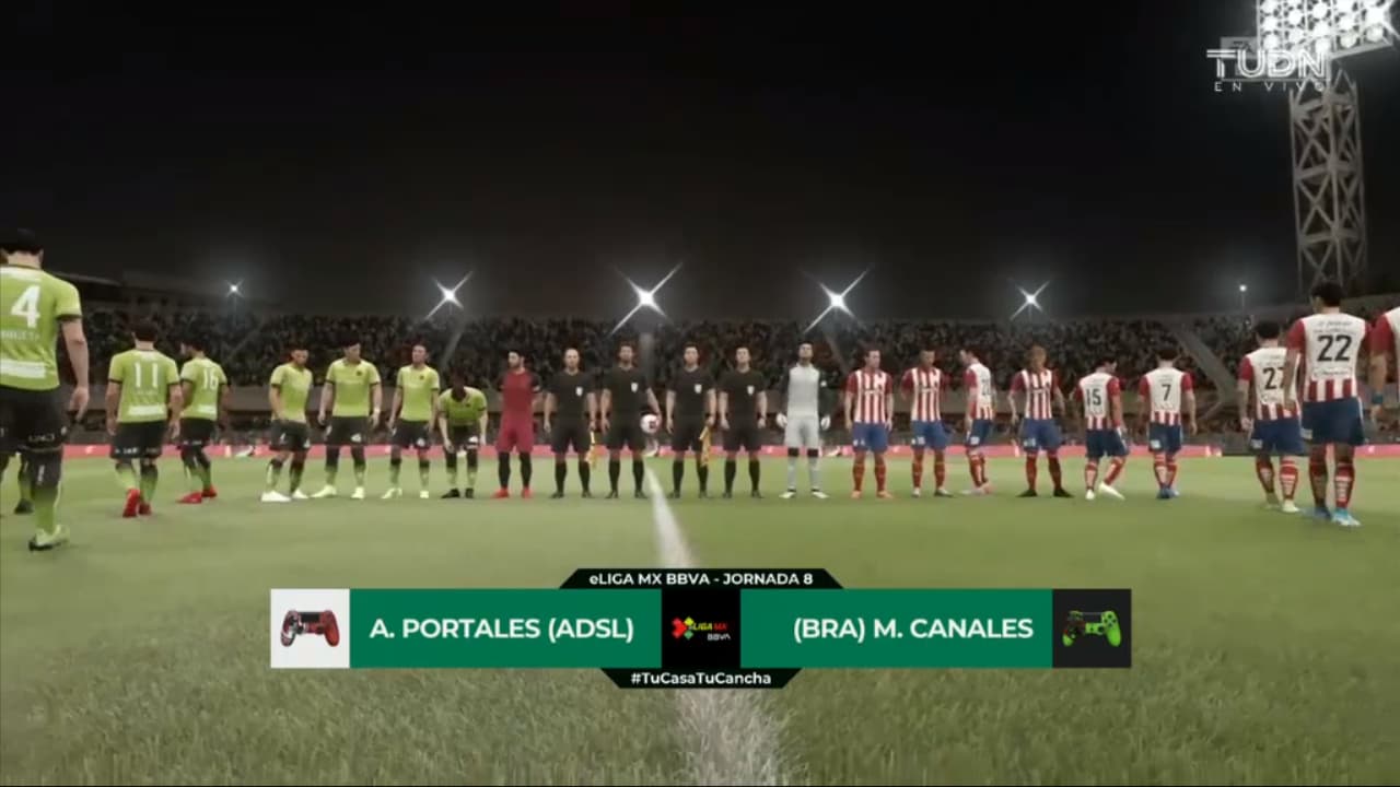 Antonio Portales y Marco Canales igualaron a tres tantos en el torneo de futbol virtual.