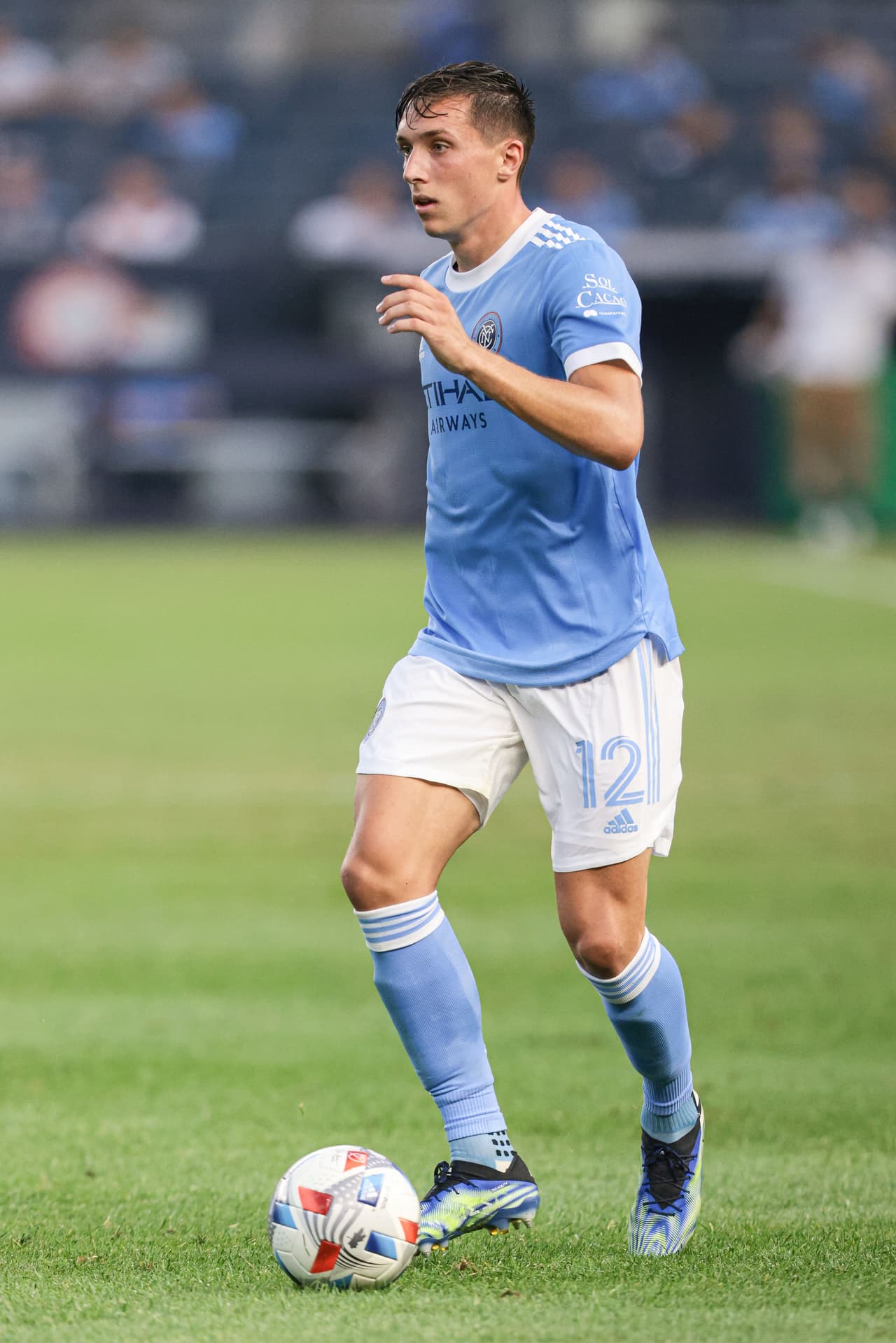 El lateral Malte Amundsen hizo el cuarto gol de New York City FC en su victoria 5-0 sobre Orlando City SC.
<br>
