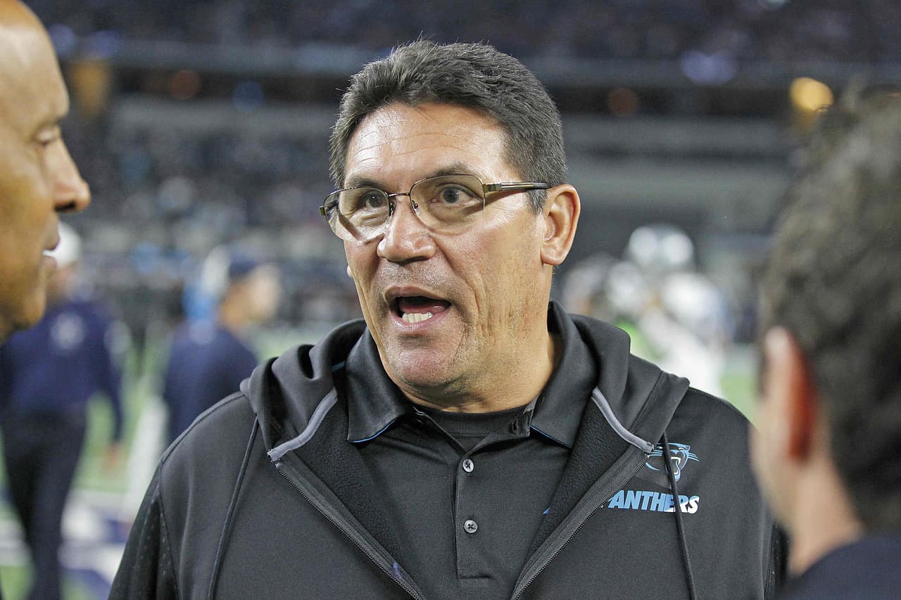Ron Rivera no quiere especular sobre una posible temporada perfecta para Carolina