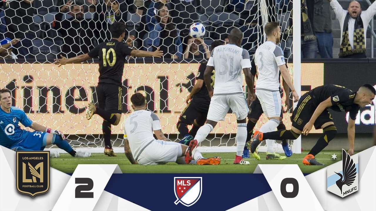 LAFC vuelve al triunfo ante Minnesota de la mano de Carlos Vela y un gol de su joyita colombiana