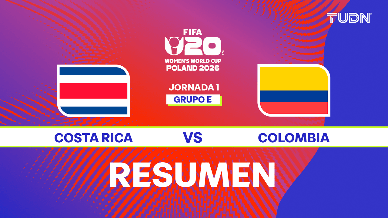 Resumen | Costa Rica vs. Colombia, Mundial Femenino Sub-20 Polonia 2026