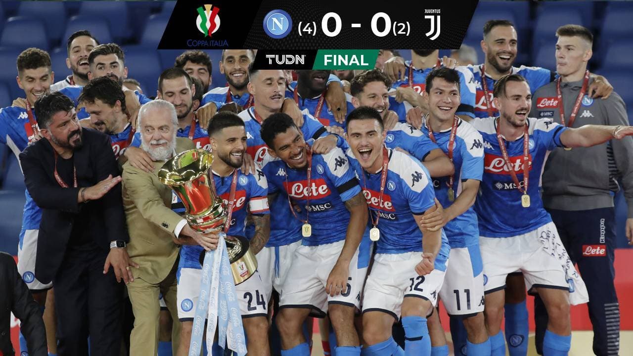 ¡Chucky campeón! Napoli vence a Juventus y conquista la Copa Italia