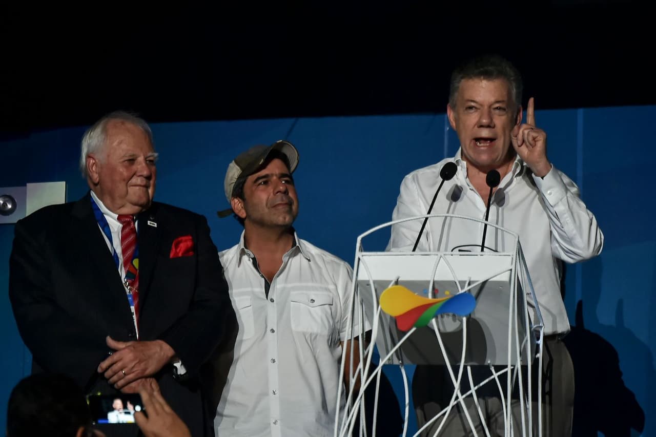 El presidente de Colombia, Juan Manuel Santos, dio la declaratoria inaugural de los Juegos.