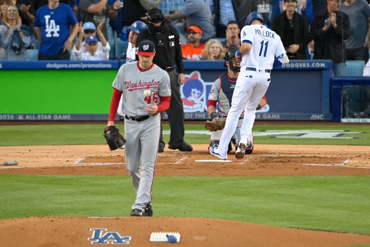 Los Dodgers se llevan el juego 1 de la Serie Divisional de la Liga Nacional 6-0 sobre los Nationals con un brillante pitcheo de Walker Buehler y una gran ofensiva liderada por Max Muncy.