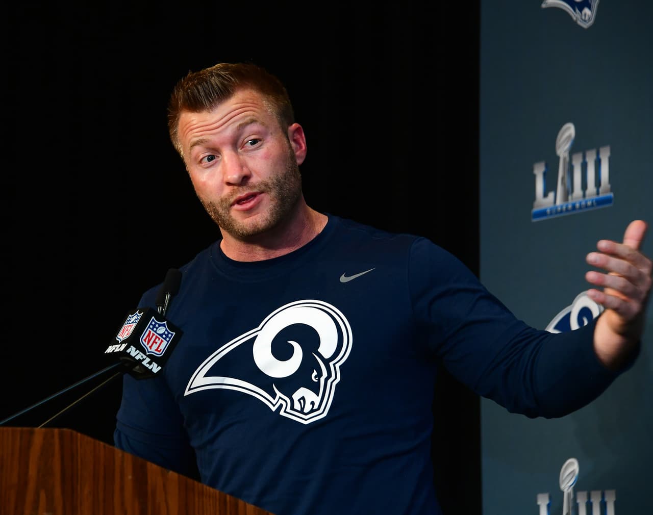 McVay elogia a su QB en rueda de prensa: "Jared tiene una gran fortaleza mental"