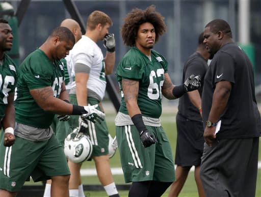 Checa las imágenes del novato egresado de USC, el DT Leonard Williams, ya como todo un integrante de los New York Jets (AP-NFL).