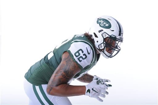 Checa las imágenes del novato egresado de USC, el DT Leonard Williams, ya como todo un integrante de los New York Jets (AP-NFL).