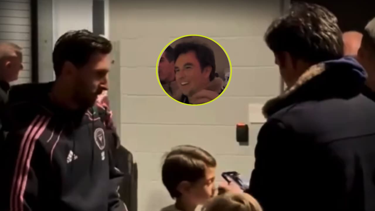 El inesperado gesto de Messi con Checo Pérez en Las Vegas
