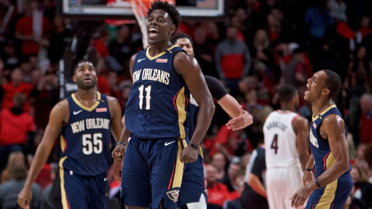 Los Pelicans ponen en la lona a los Blazers con su segunda victoria de visita