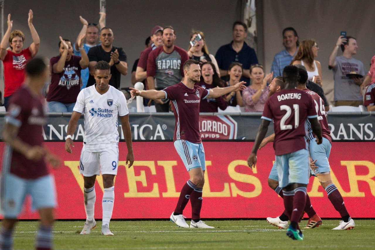 Colorado Rapids consigue agónico triunfo con un gol en el tiempo agregado ante SJ Earthquakes