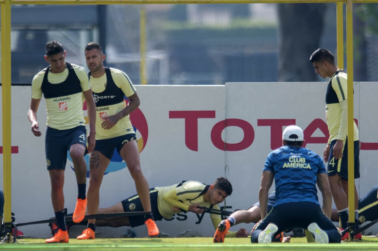 América enfrentará a Pumas en cuartos de final de la Liguilla del Clausura 2018, Clásico Capitalino en el que será visitante. Por eso se prepara en medio de un ambiente de confianza y precaución.