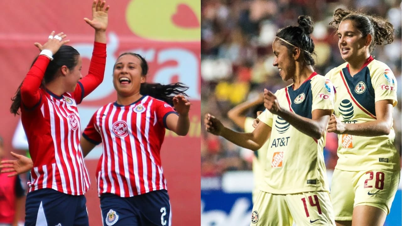 Chivas y América líderes e invictas de la Liga MX Femenil