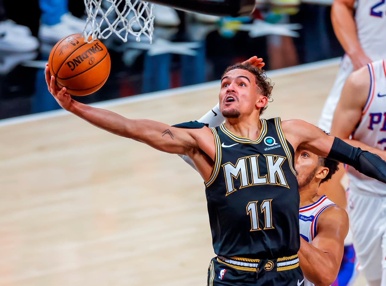 Trae Young fue la figura de Atlanta Hawks.