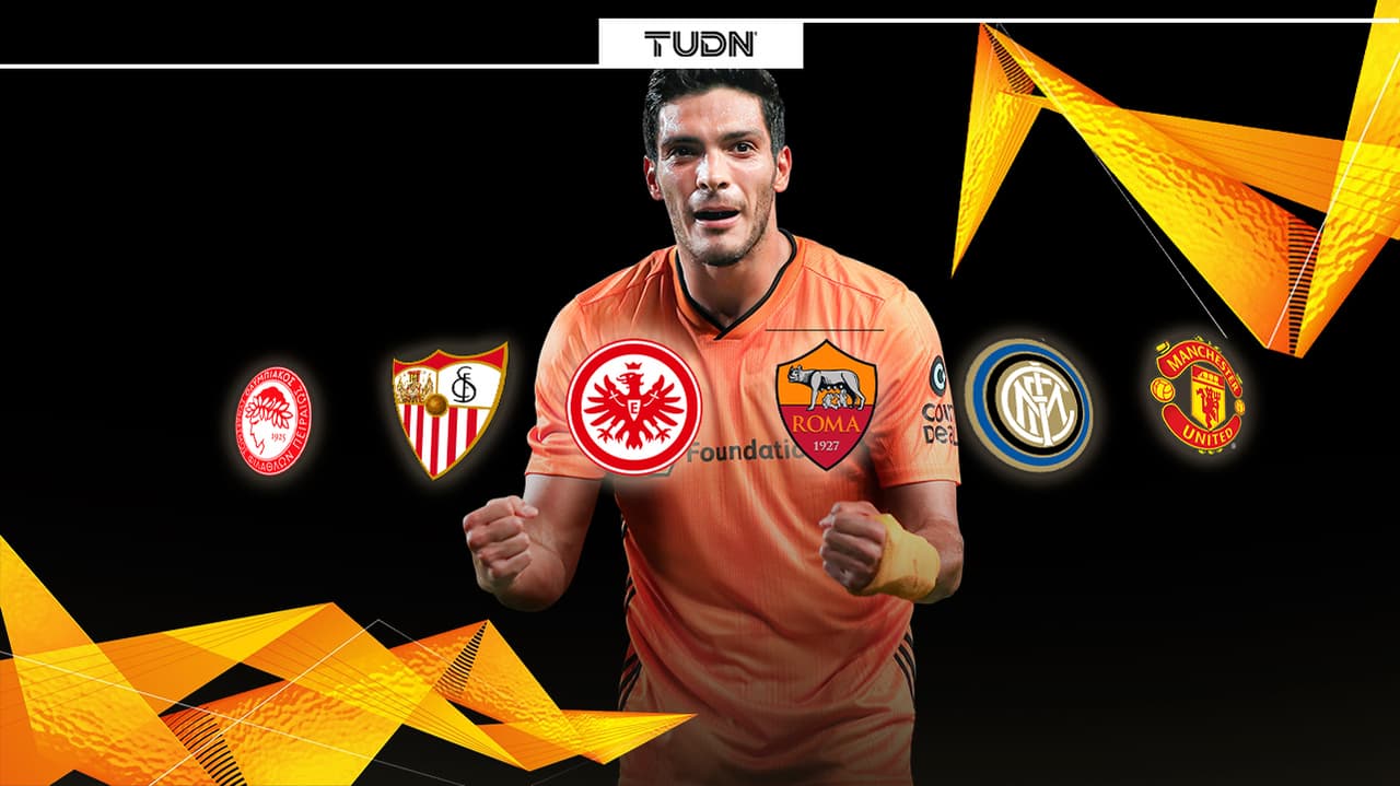 Raúl Jiménez puede enfrentar a Sevilla o Roma en Europa League